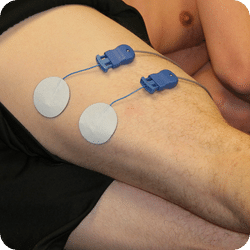 Hamstring Electrode Pad Placement