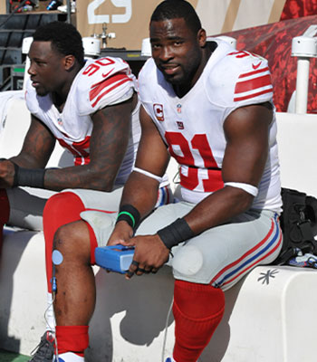 Football Player sitting